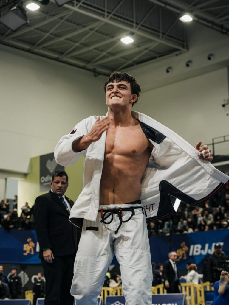 Will Wilson won the title at the IBJJF European Championship, held in Portugal in January. The gold medal is his first Grand Slam title at black belt. 