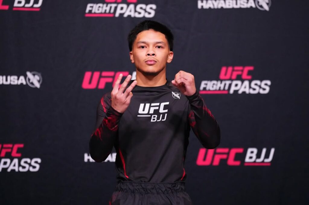 Jalen Fonacier has a perfect record at UFC BJJ: three dominant wins, all by submission.