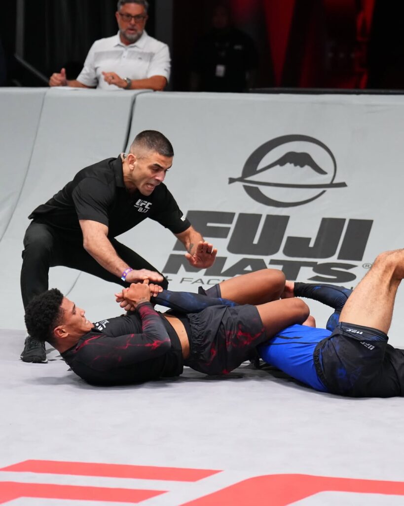 Meyram Maquiné's armbar against Marco Mendes was the only submission on the UFC BJJ 6 card.