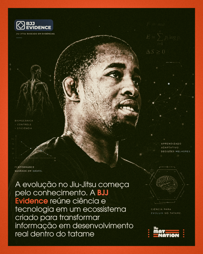 Rerisson Gabriel é um dos atletas que trabalham em proximidade com a BJJ Evidence. Arte: The Mat Nation