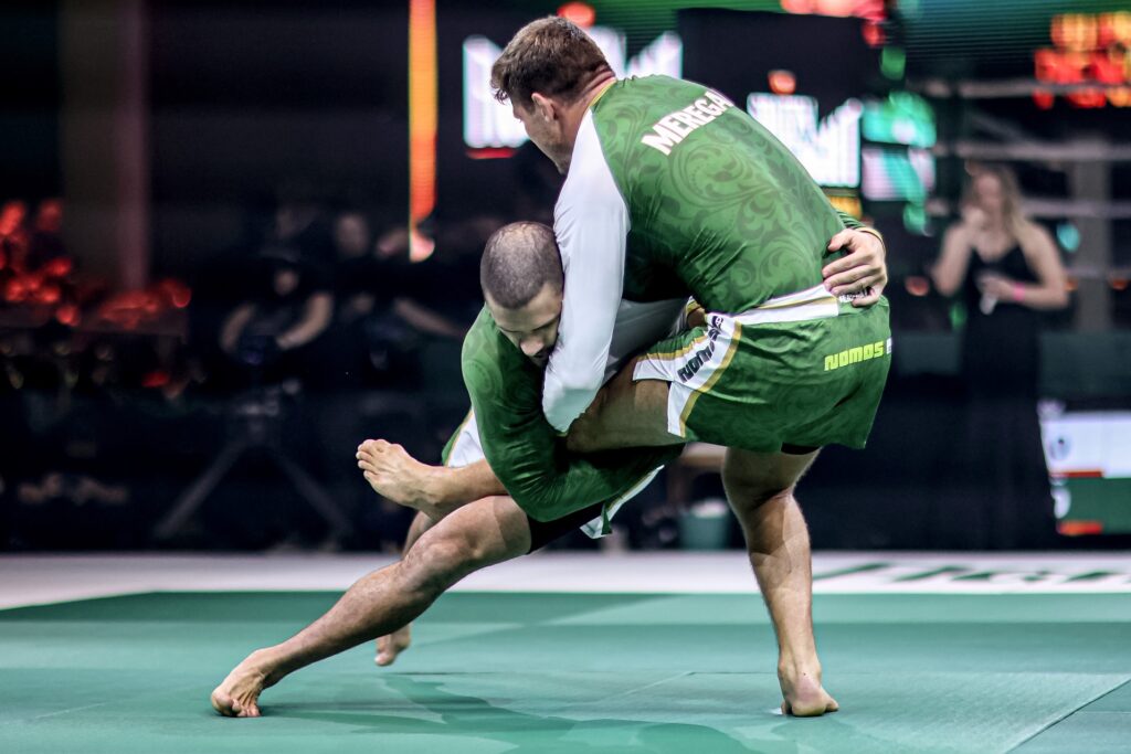 Bicampeão do ADCC, Pena mostrou jogo mais sólido no dois primeiros rounds de acordo com o critério da arbitragem. Foto: Divulgação