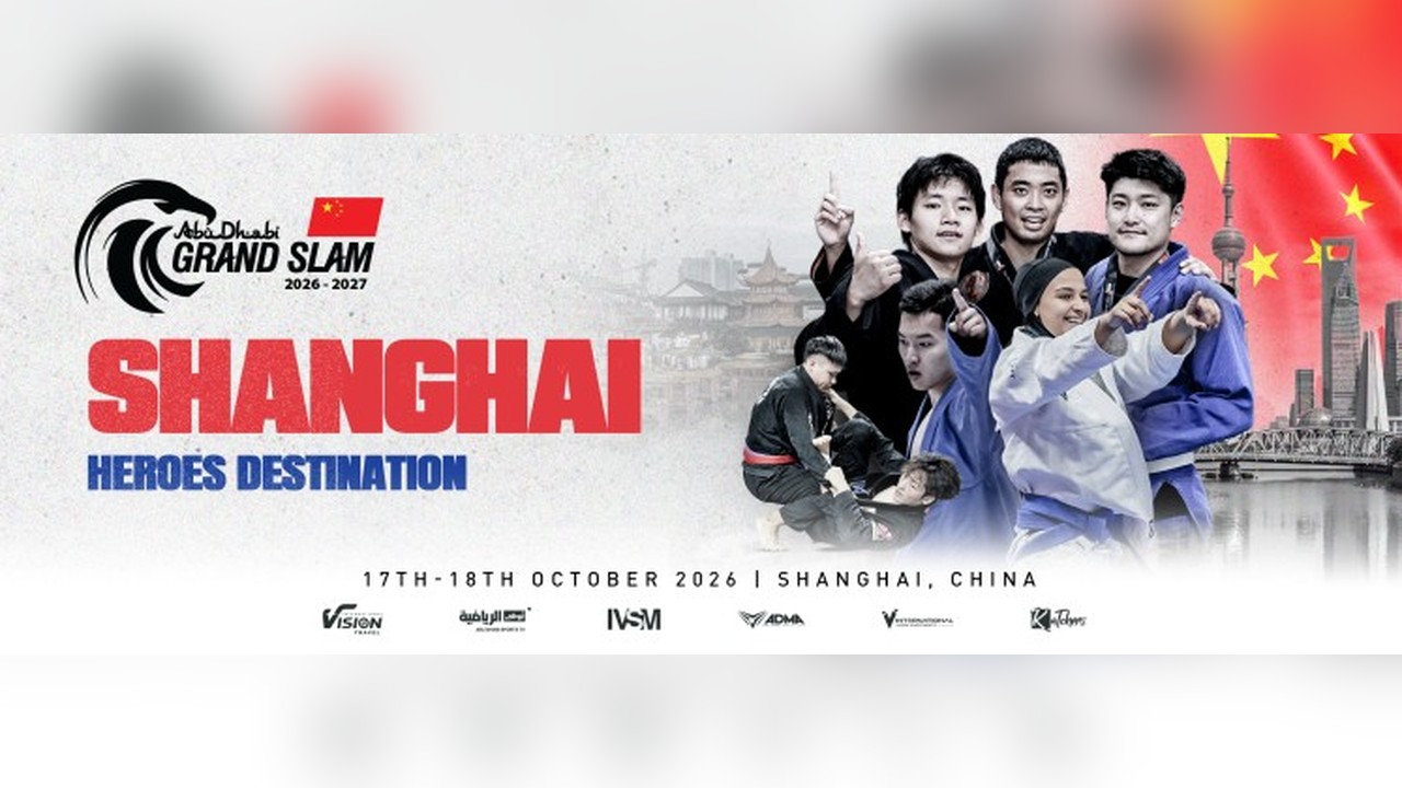 Arte oficial do Grand Slam de Xangai 2026 da AJP