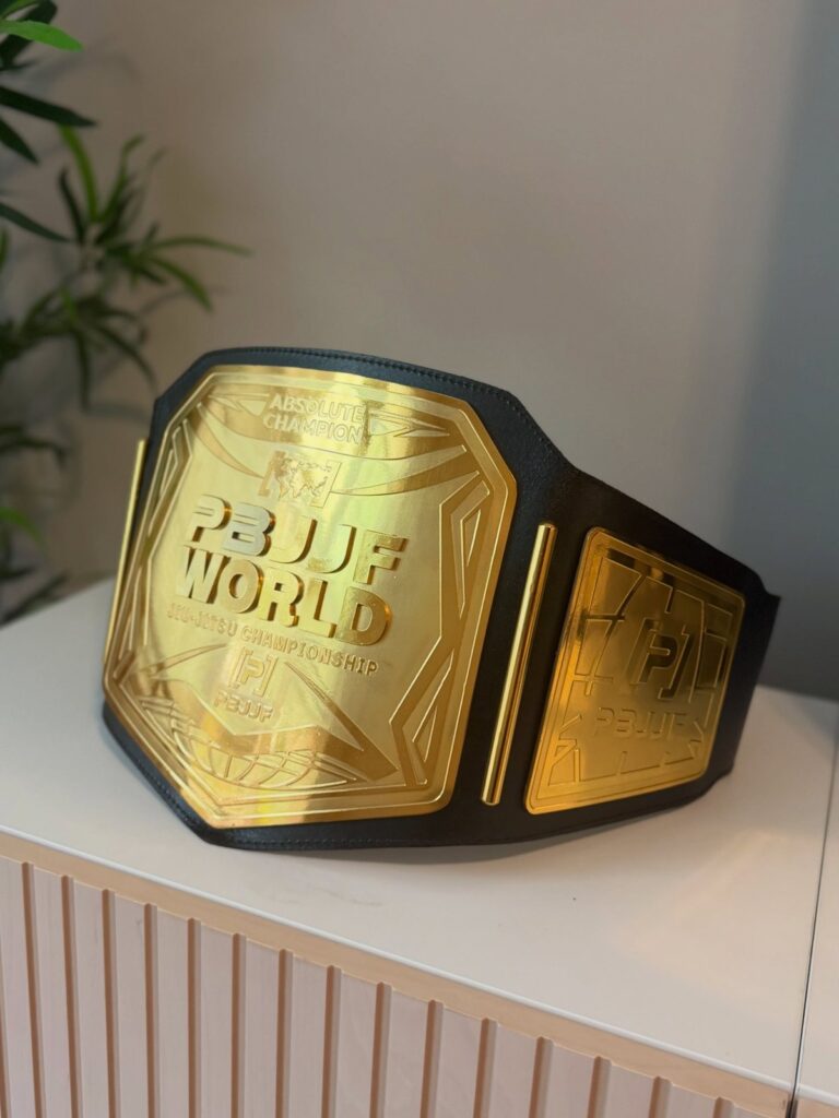 Cinturão de campeão absoluto do Mundial da PBJJF 2026