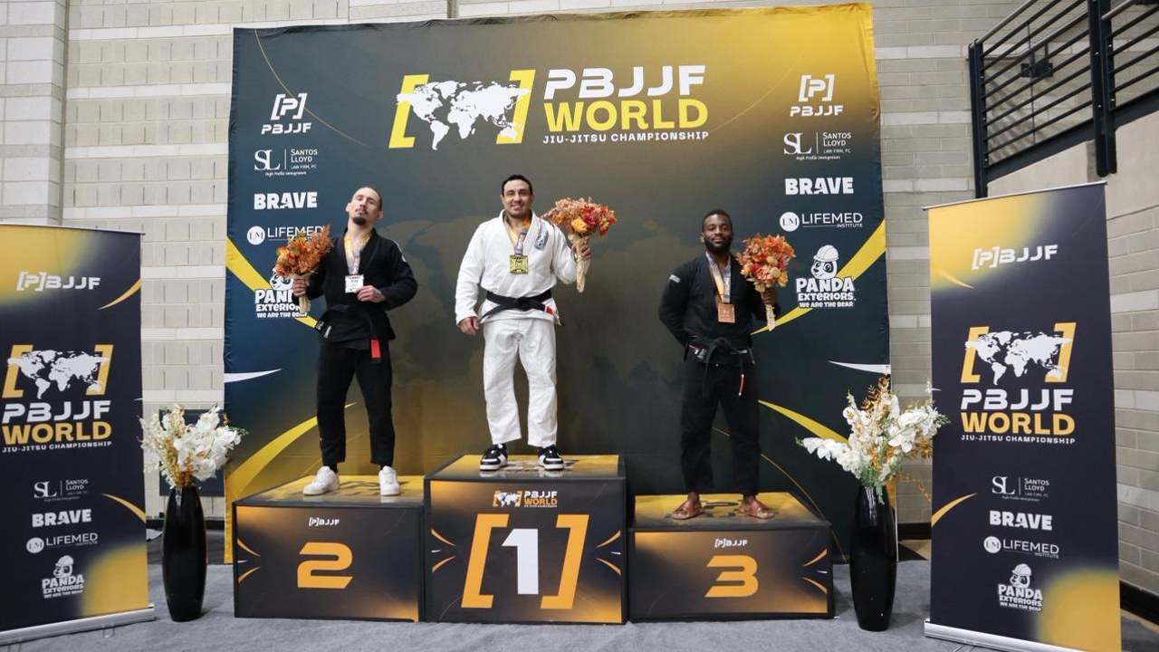 Pódio do Mundial da PBJJF em Maryland