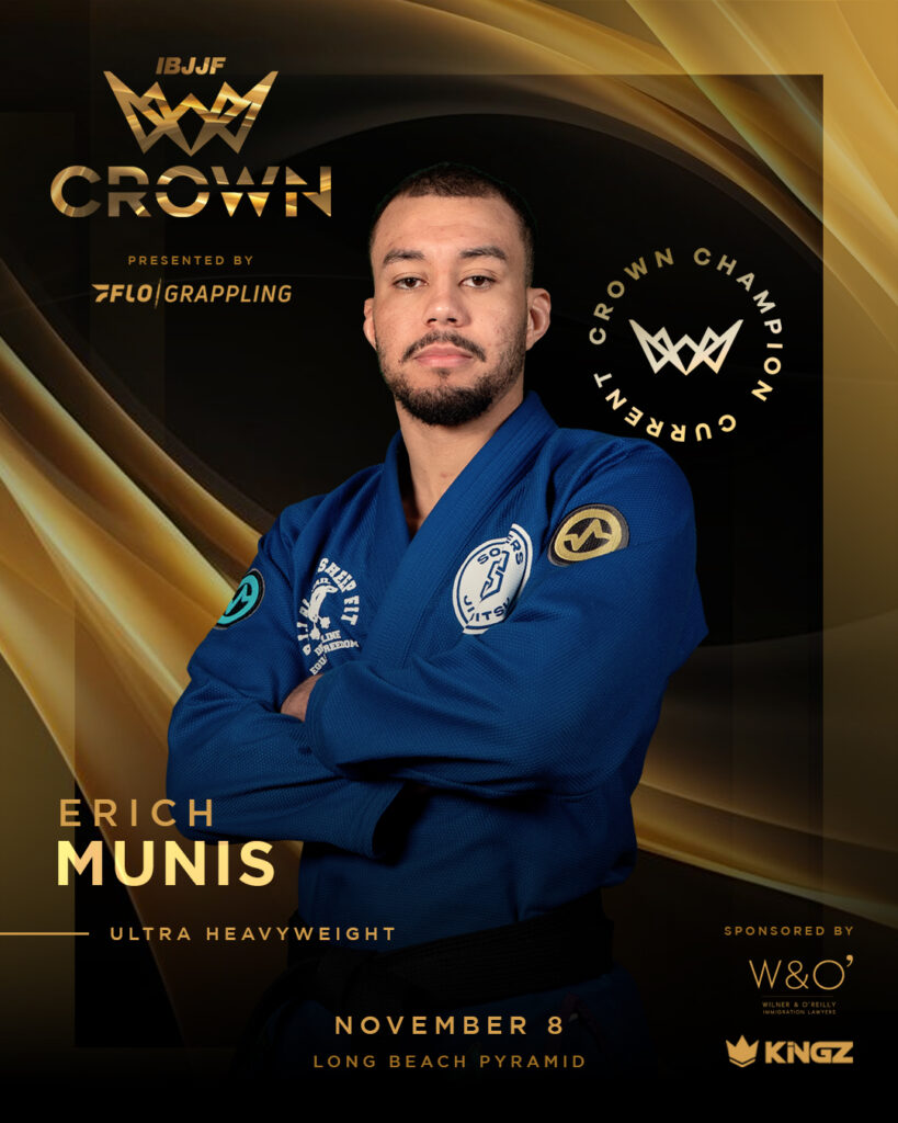 Erich Munis, three-time ultra-heavyweight champion, confirmed for The Crown 2026