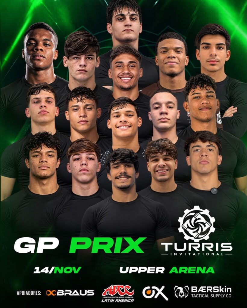 Arte oficial do GP Prix do Turris Invitational, marcado para 14 de novembro, na Upper Arena, no Rio de Janeiro.