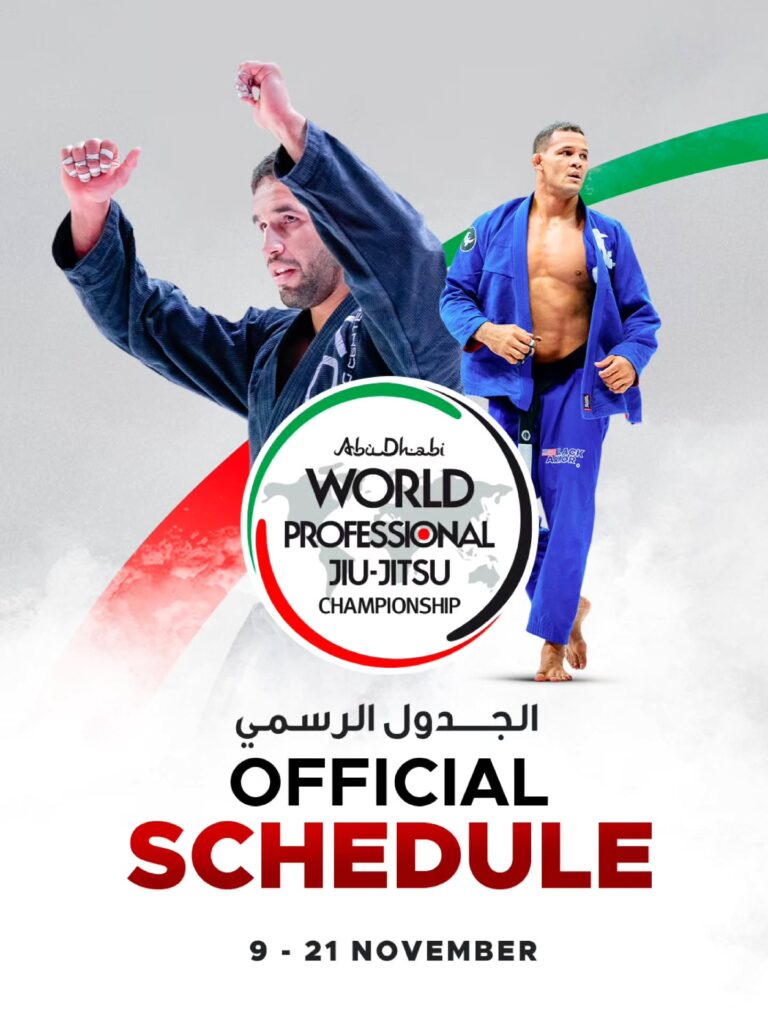 Official poster of World Pro 2026, the Abu Dhabi World Professional Jiu-Jitsu Championship, November 9 to 21